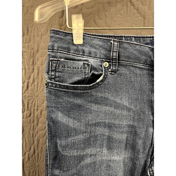 Seven 7 Embellished Cropped Ankle Jeans Summer Chic Cute Work SZ 10:Pre-owned - Picture 6 of 7